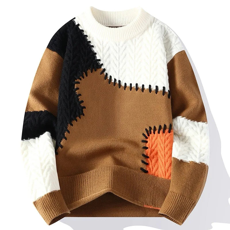 NOVI - Casual Patchwork Pullover