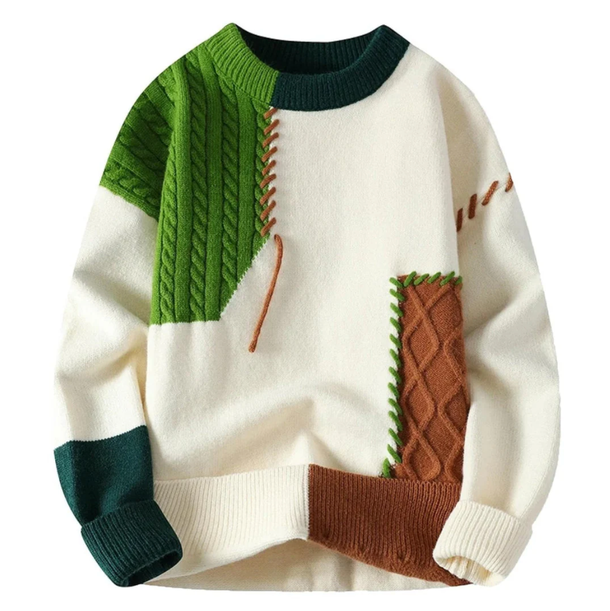 NOVI - Patchwork Sweater