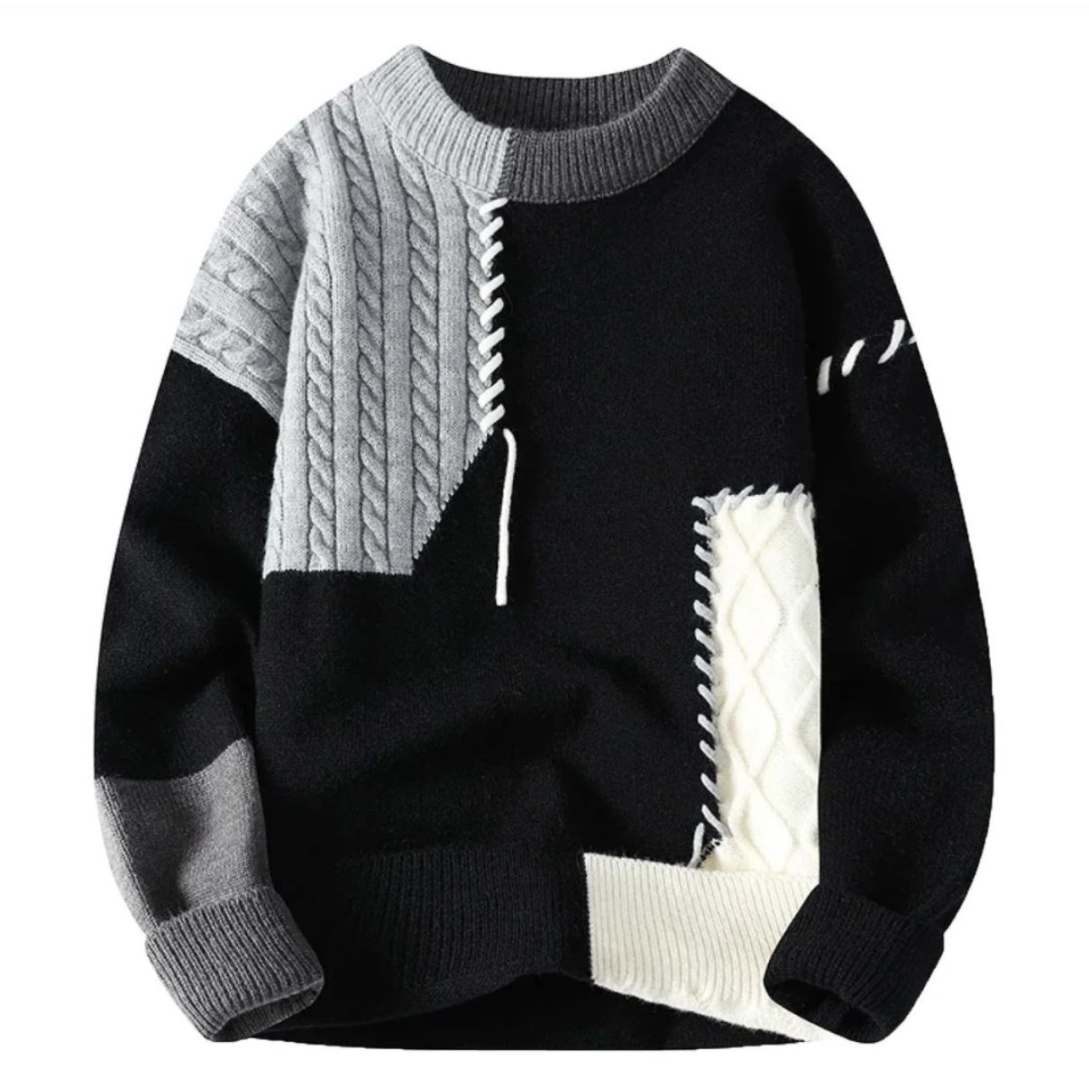 NOVI - Patchwork Sweater